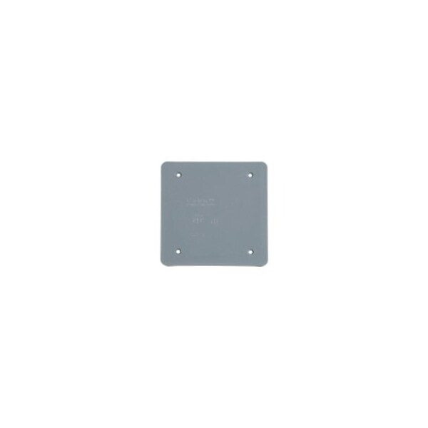 Abb Box Cover, 2 Gang, Non-Metallic, Blank Cover Type E9802CN-CAR - main