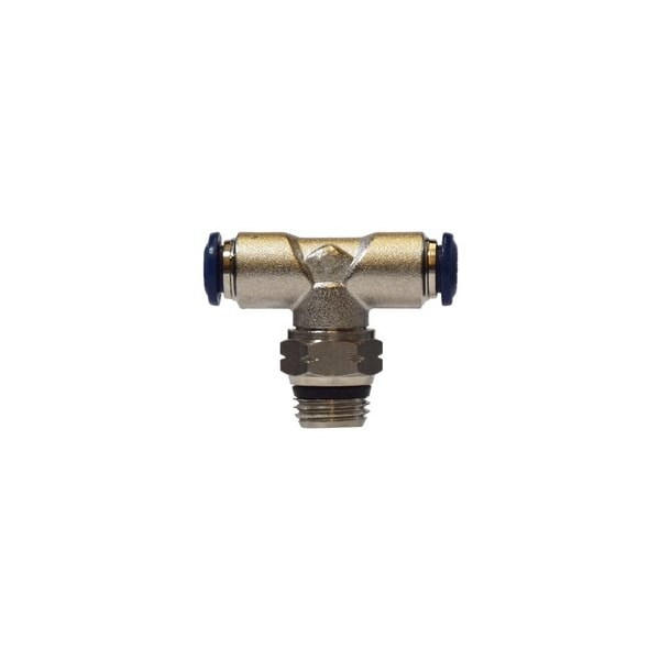 Midland Industries TEE BR SWVL 1/4IN TUBE OD 1/4IN MIP BRS 20106N - main