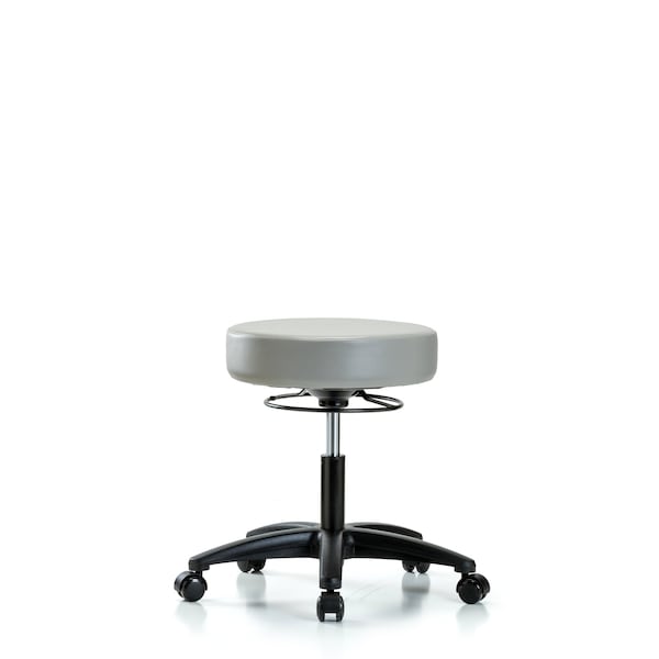 Blue Ridge Ergonomics Desk Stool, Vinyl, Casters, Dov BR-VDHSO-RG-RC-8567 - main