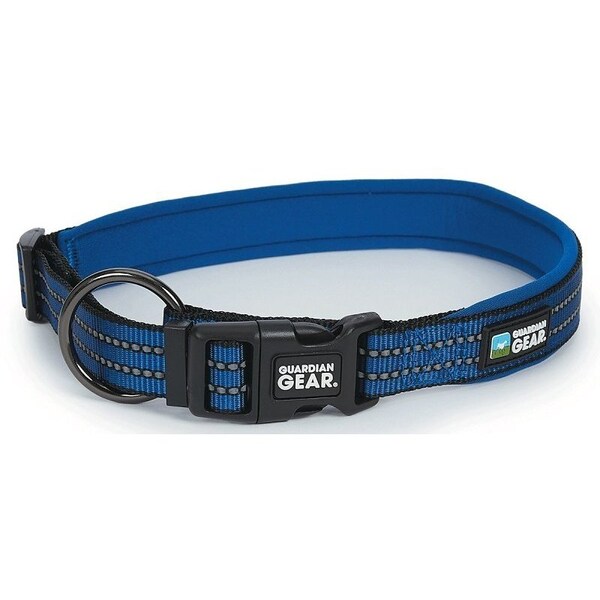 Guardian Gear Dog Collar, O-Ring Link, 24 to 19 in L Collar, Nylon, Royal Blue ZA0006 24 19 - main