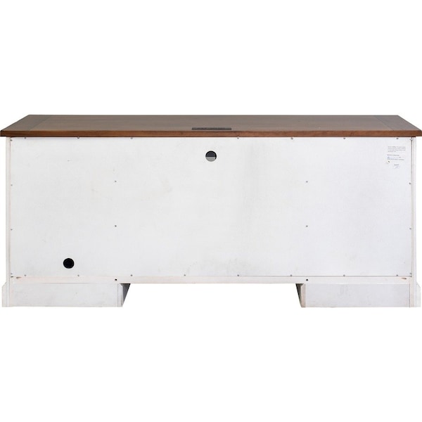 Martin Furniture Durham Computer Desk in Weathered White IMDU689 - main