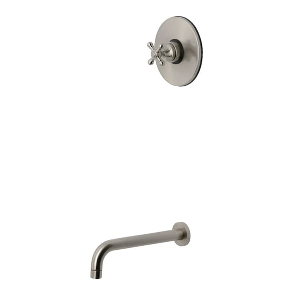 Kingston Brass Single-Handle Pressure Balanced Tub Faucet, Brushed Nickel KB6338BXTO - main