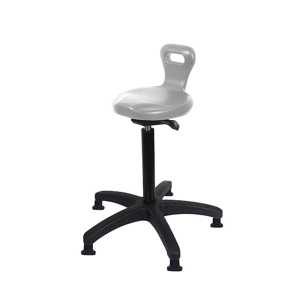 Blue Ridge Ergonomics Polyurethane Serpent Sit-Stand in Gray Polyurethane PSPHBST-RG-NF-RG-GRY - main