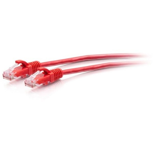 C2G 3FT/0.9M CAT6A SLIM PATCH 28AWG RED C2G30161 - main