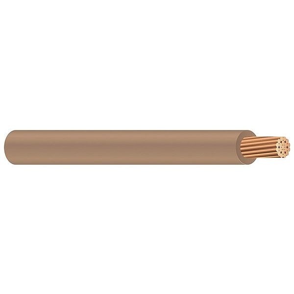 Zoro Select THHN, THWN-2 Building Wire, Copper, 14 AWG, 1C, Bare, Solid, 1000 ft WXP-6F-1401-07-1000 - main