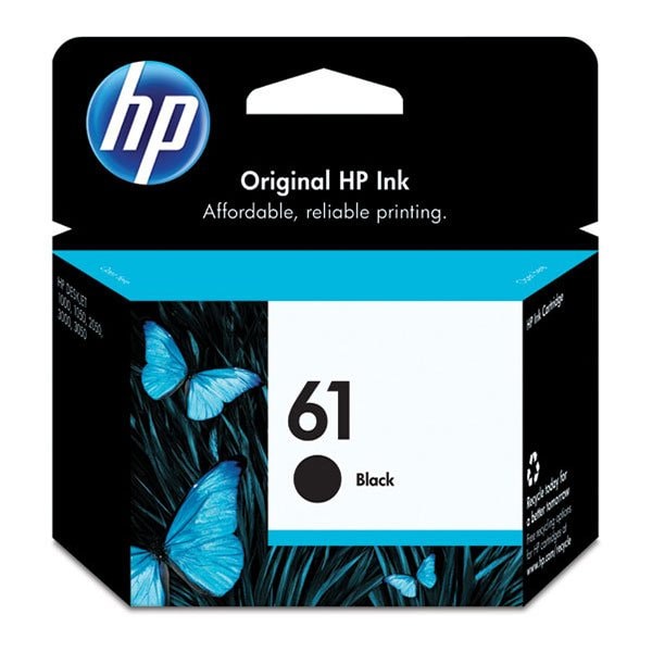 Hp 61 Black Original Ink Cartridge, 170 Yield CH561WN - main