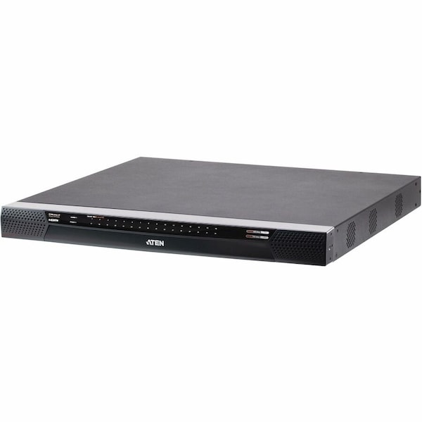 Aten 2 REMOTE & 1 LOCAL SIMULTANEOUS USERS, 24PORT CAT5 FHD IP KVM WITH VIRTUAL MEDIA KN2132VB - main