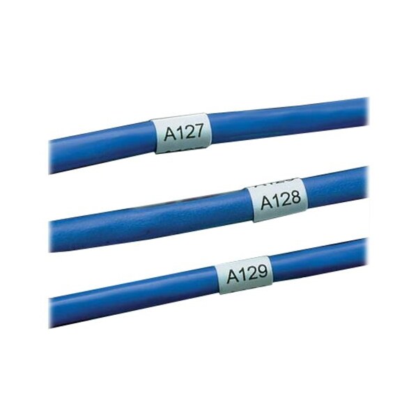 Panduit WraparoundLabel, White, Vinyl, 1inW, PK5000 N100X125CBT - main