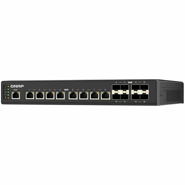 Qnap MARVELL 98DX3550, 8GB DDR4, LAYER 3 LITE, 8 X 10GBE SFP+ FIBER PORTS (10G/1G) AN QSW-IM3216-8S8T-US - main