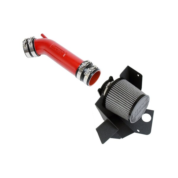 Hps Performance Air Intake Kit with Heat Shield, Red, 827-679R - main