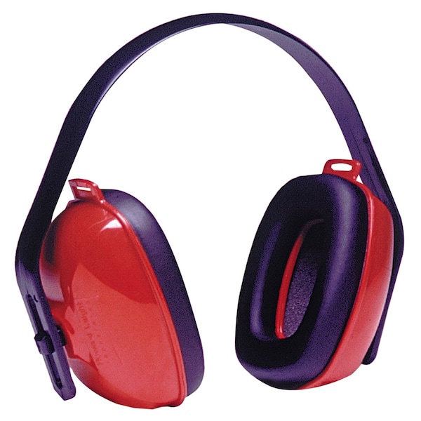Howard Leight QM24+ Three-Position Earmuffs, 25 dB NRR, Red/Black 154-QM24PLUS - main