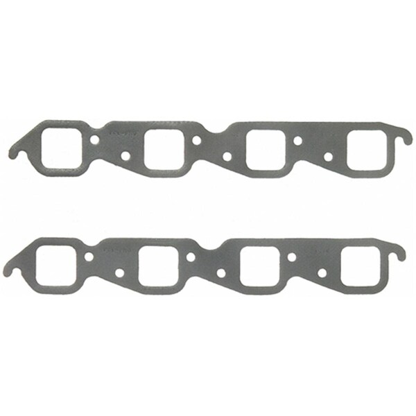 Fel-Pro 1410 1.880 x 1.880 in. Exhaust Manifold Gasket with Square Port for 19661969 Big Block Chevrolet FEL1410 - main