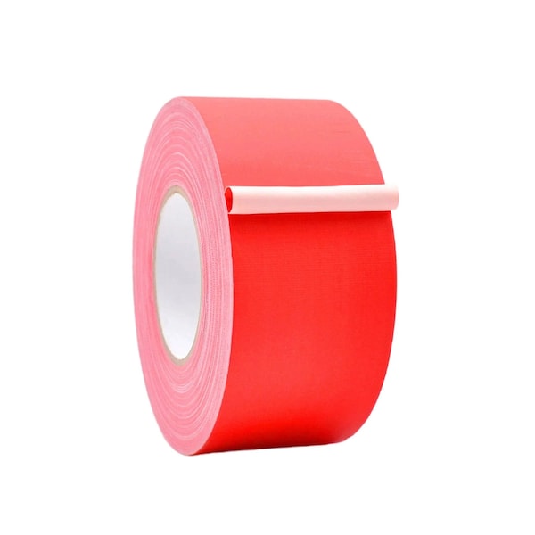 Wod Tape GTC12 Gaffer Tape Low Gloss Finish Film 3 in. X 60 ft. Red, 16PK WOD GTC12-03000-16-60-RED - main