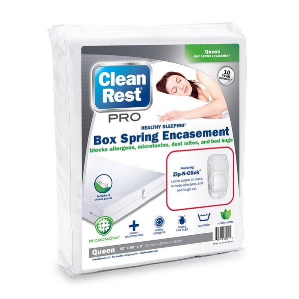 Cleanrest Box Spring Encasement, 60 in W, White 851949001821 - main