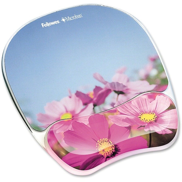 Fellowes MOUSE PAD WRIST REST WITH MICROBAN PROTECTION ADDS COLOR TO YOUR WORKSPACE WITH 9179001 - main