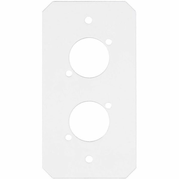 Hubbell Wiring Device-Kellems Sub-Plate, 1 Gang, Steel, XLR Opening Cover Type S1R10CSP2X - main