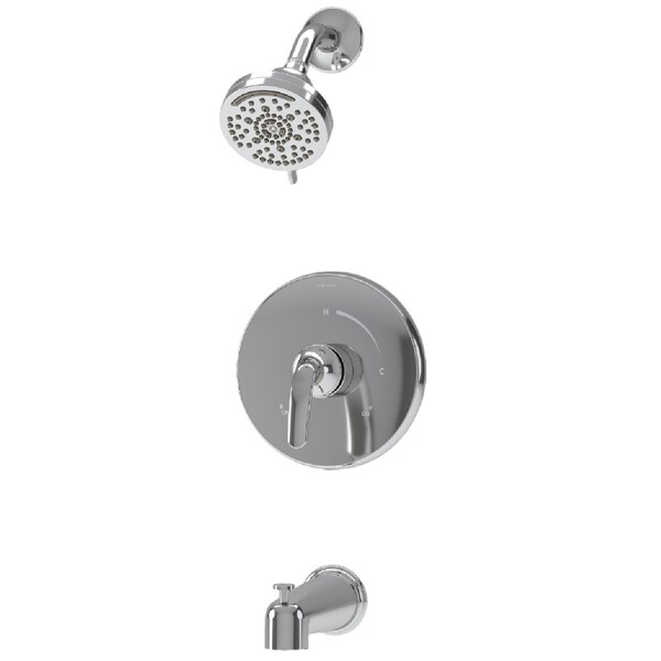 Symmons Elm Single Handle Wall Mounted Tub and Shower Trim Kit with Diverter Lever (Valve Not Included) 559215TRM - main