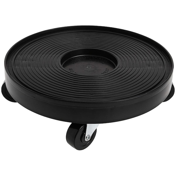 Devault Enterprises Plant Dolly, No Drainage Hole, Black, 12" DEV3012B - main