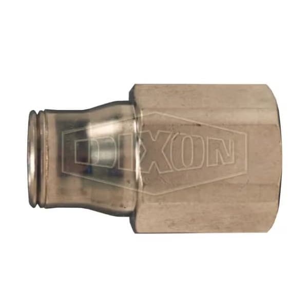 Dixon 1/4 in TUBE OD x 1/8 in FEM NPT, BRASS FEM 36155611 - main