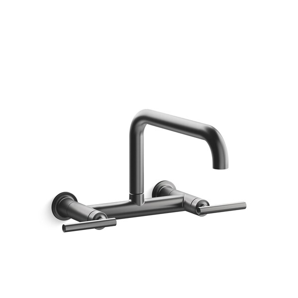 Kohler Purist Two-hole wall-mount bridge kitchen sink faucet 7549-4-BGP - main