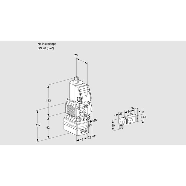 Honeywell Kromschroder VAG1-/20R/NWAK KS88029974 - main