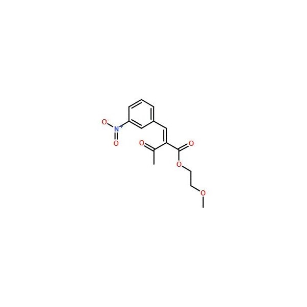 Ak Scientific Methoxyethyl 3-nitrobenzylidenacetoacetate (100g), CAS 39562-22-6 P825-100g - main