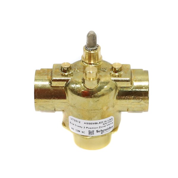 Erie Controls Valve 3/4"Sweat 3.0Cv 3Way Vlv Body VT3312 - main
