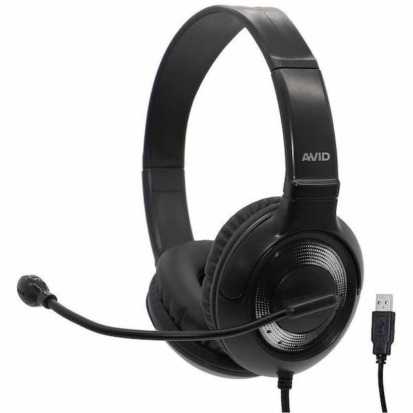 Ergoguys Avid Products USB Headset with Mic Black 2AE55KLUSB - main