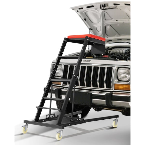Vevor Automotive Topside Creeper 400LBS Adjustable Height Movable with 4 Wheels H-A - main