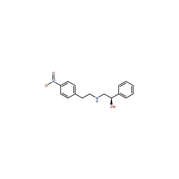 Ak Scientific (R)-2-((4-Nitrophenethyl)amino)-1-phenylethanol (25g), CAS 223673-34-5 Y1135-25g - main