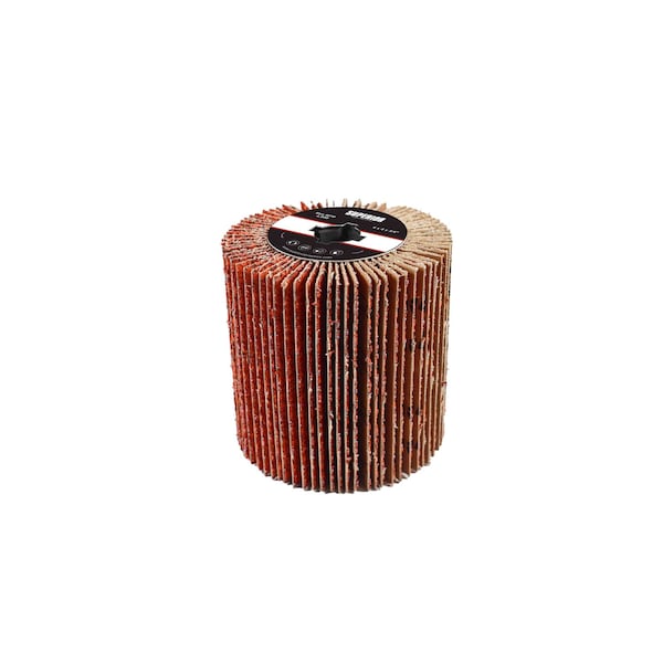 Superior Abrasives FLAP DRUM CERAMIC 4 X 4 X 3/4 QUAD KEYWAY 60 GRIT A026192 - main