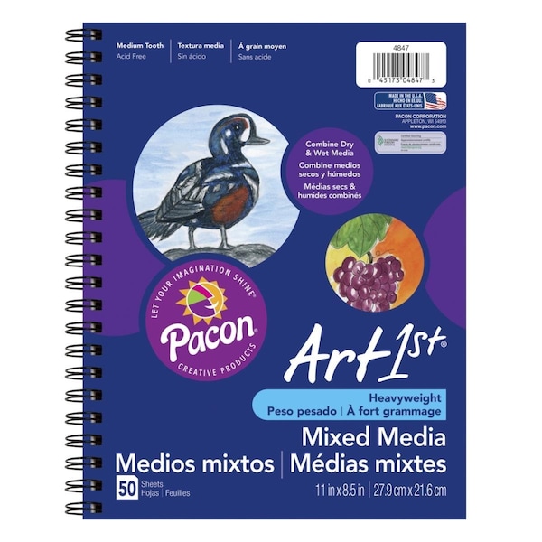 Art1St Mixed Media Journal, 11 x 8.5 in. - 50 Sheets 1593163 - main