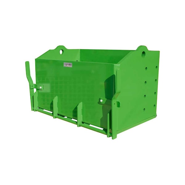 K&M Mfg 36-In. Heavy-Duty Weight Box 36-In. x 22-In. x 20-In. Green Powder Coat 1815 - main