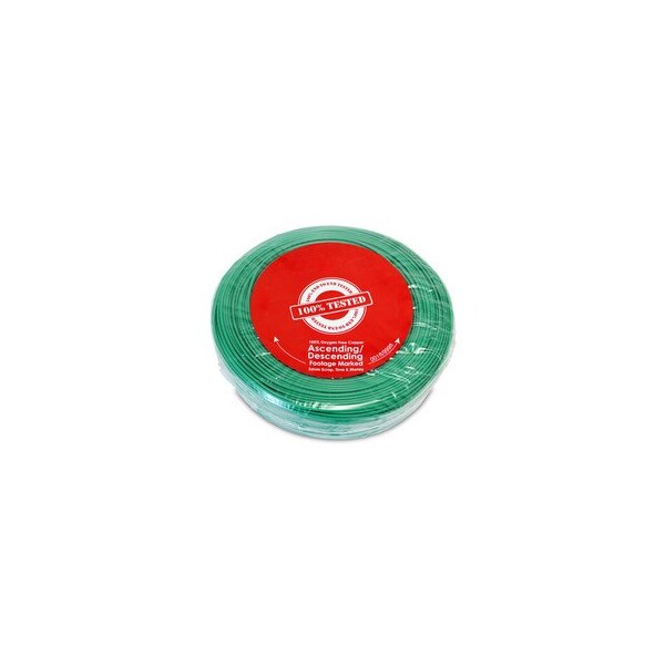 Cable Wholesale Security/Alarm Wire, Green, 22/2 (22AWG 2 Conductor), Stranded, CMR / In-wall rated, Coil Pack, 10K4-02512BF - main