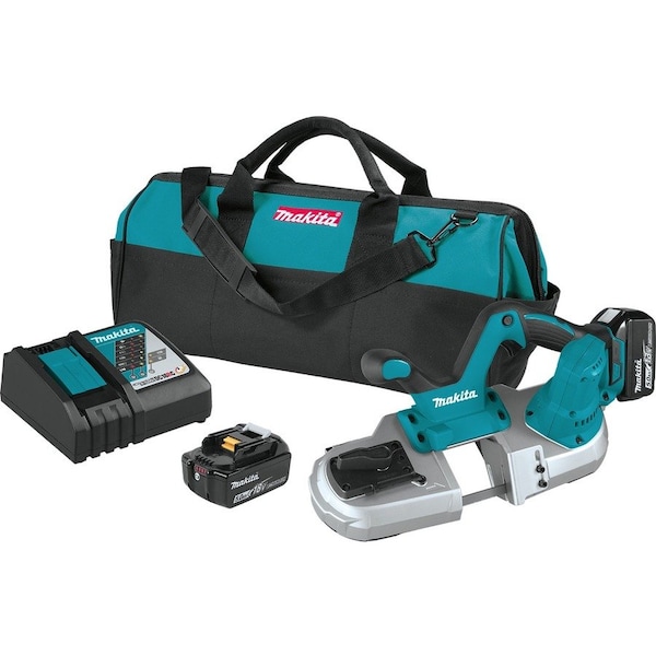 Makita 18V LXT Compact Band Saw Kit (5.0Ah) XBP03T - main