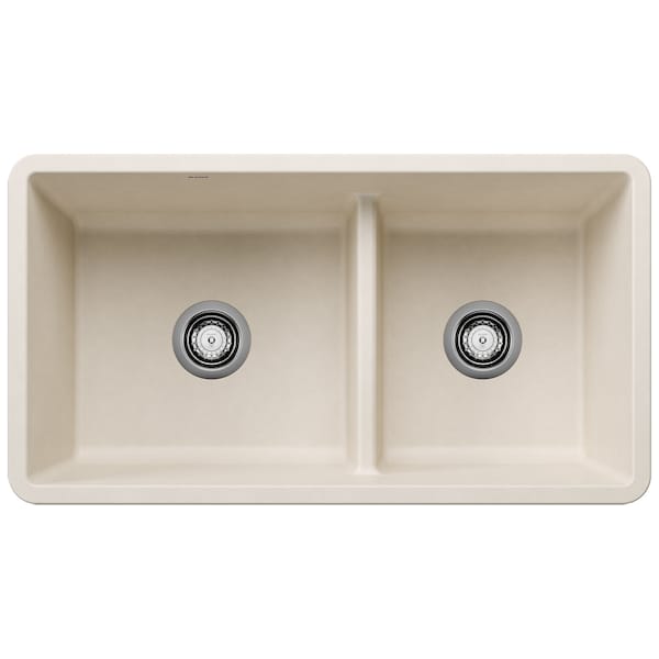 Blanco Precis Reversible 1-3/4 Low Divide, Soft White 443080 - main