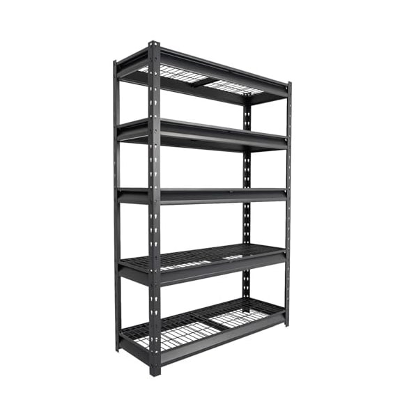 Shuntong Atlas 5-Tier 48 in.W x 18 in.D x 72 in.H Garage Shelving Heavy Duty Loads 10000LBS, Dark Grey ATLAS481872-5D2000 - main