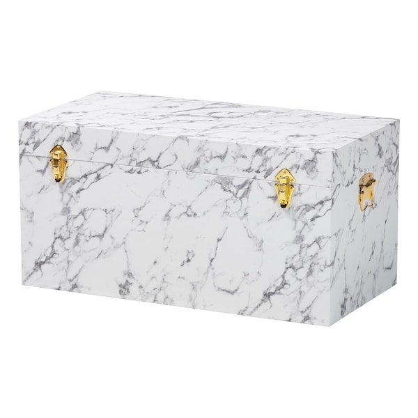 Baxton Studio Brenta Storage Trunk with Lift-Top Lid 261-14361-ZORO - main