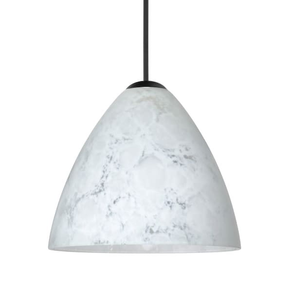 Besa Lighting Besa Mia Pendant, Carrera, Black Finish, 1x 5W LED 1XT-177919-LED-BK - main