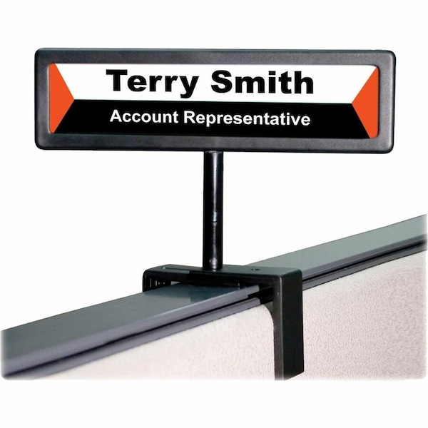 Advantus People Pointer Cubicle Sign, 2.5" Height, 9" Width AVT75334 - main
