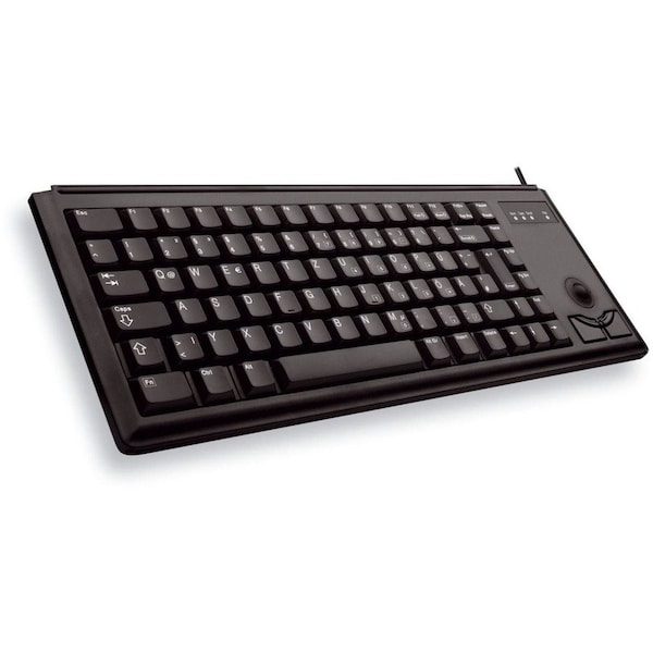 Cherry UltraSlim G84-4420 POS Keyboard - 83 Keys - QWERTY Layout - PS/2 - Black G84-4420LPBEU-2 - main