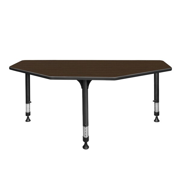 Regency I-Promise Student Classroom Desk, 60 in W X Wood, Metal, Neo Walnut IP2SD6024NW - main