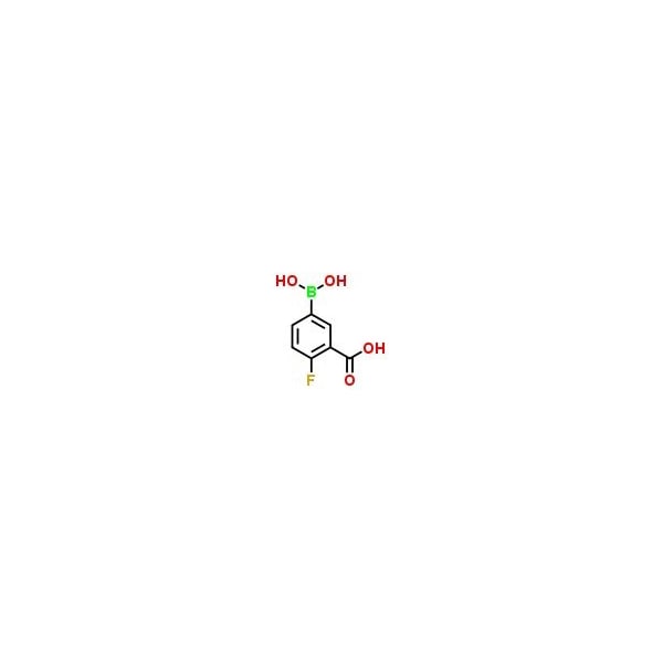 Ak Scientific 3-Carboxy-4-fluorophenylboronic acid (5g), CAS 872460-12-3 A771-5g - main
