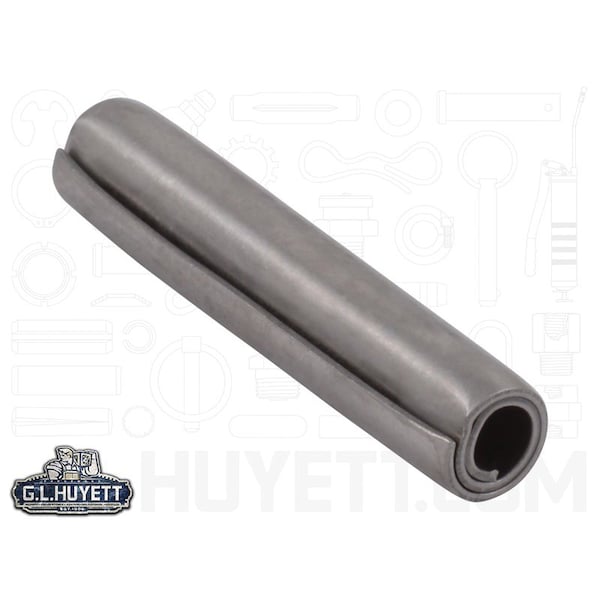 Huyett Coiled Spring Pin, Standard Duty, Passivated 302/304 Stainless Steel, 5 mm Dia x 26 mm Length SPCM3P-050-026 - main
