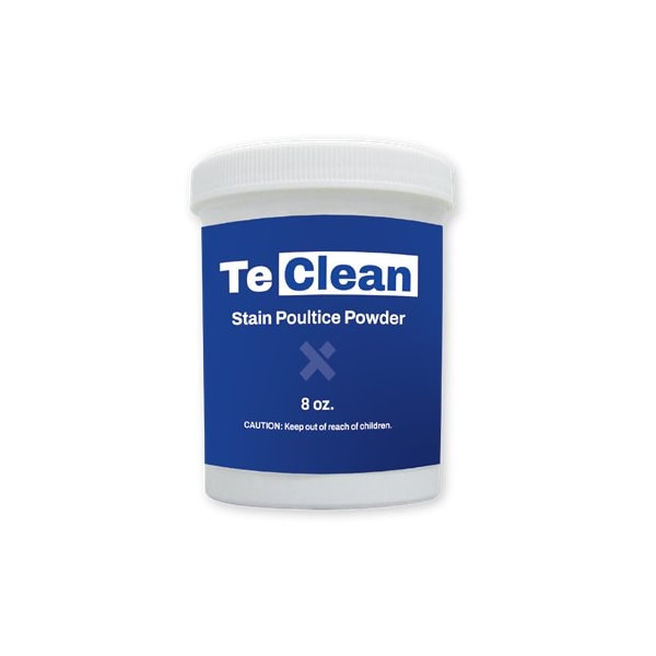 Tenax TeClean Stain Remover 8 oz. Poultice Powder. Contains Stone-Safe Surfactants and Diatomaceous Earth TTc - main