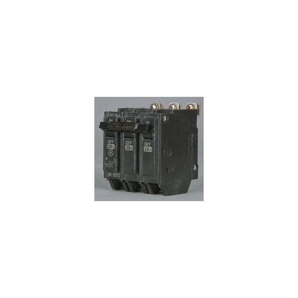 Ge 240 VAC, 40 A, 10 kA, 3-Pole, 8 to 3 AWG Copper/Aluminum, 1in Bolt-On Mount, Q-Line Frame, THQB32040 - main