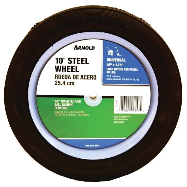 Arnold 4903230001 Tread Wheel, SemiPneumatic, Steel 490-323-001 - main