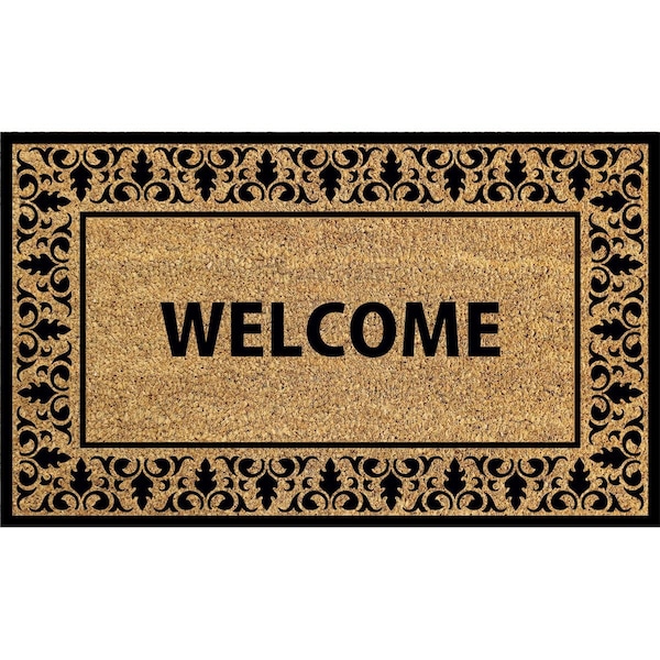 Terreno 18 x 30 in. PVC Backed Coir Mat - Natural Printed TE3491954 - main