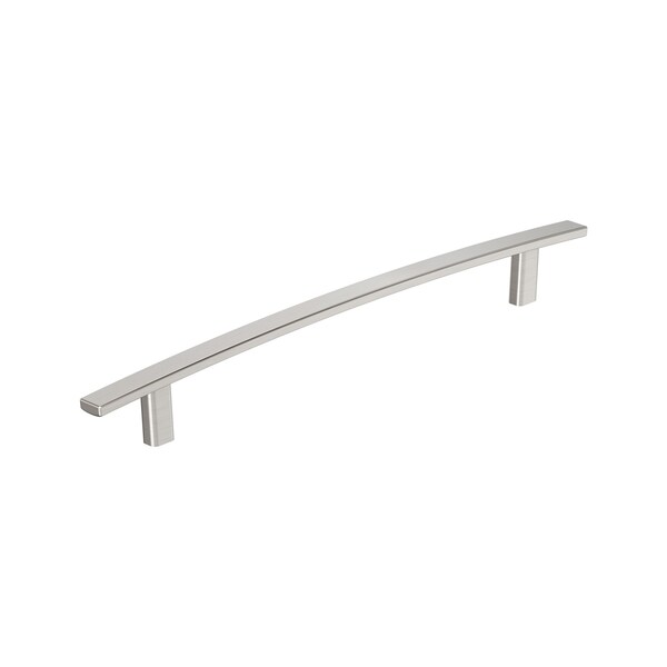 Amerock Cyprus 10-1/16 inch 256mm Center-to-Center Satin Nickel Cabinet Pull BP26210G10 - main