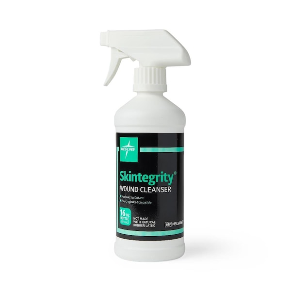 Medline Skintegrity Wound Cleanser with Educational Packaging, 16 oz. Bottle with Trigger Sprayer MSC6016EPH - main